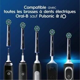 Oral-B|Cabeça de Substituição Oral-B Pro Cross action Preto 4 Unidades