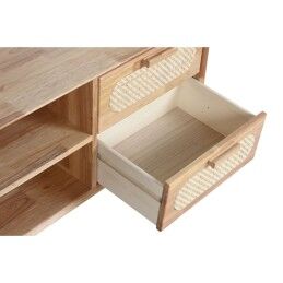 Home ESPRIT|Móvel de TV Home ESPRIT Natural Metal Madeira da borracha 120 x 30 x 48 cm