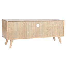 Home ESPRIT|Móvel de TV Home ESPRIT Natural Metal Madeira da borracha 120 x 30 x 48 cm
