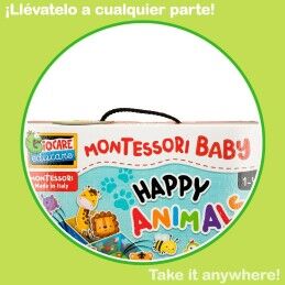 Lisciani Giochi|Jogo Educativo Lisciani Giochi 26 x 6 x 26 cm animais Método Montessori 67 Peças (6 Unidades)