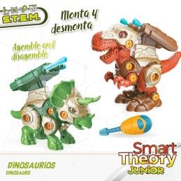 Colorbaby|Conjunto 2 Dinossauros Colorbaby 21 x 14 x 9,5 cm articulado Lança-Projéteis 4 Unidades Dinossauro