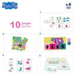 Peppa Pig|Jogo Educativo Peppa Pig Edu Games Collection 24,5 x 0,2 x 24,5 cm (6 Unidades) 10 em 1