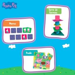 Peppa Pig|Jogo Educativo Peppa Pig Edu Games Collection 24,5 x 0,2 x 24,5 cm (6 Unidades) 10 em 1