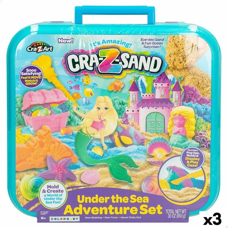 Cra-Z-Art|Areia Mágica Cra-Z-Art (3 Unidades) 850 g