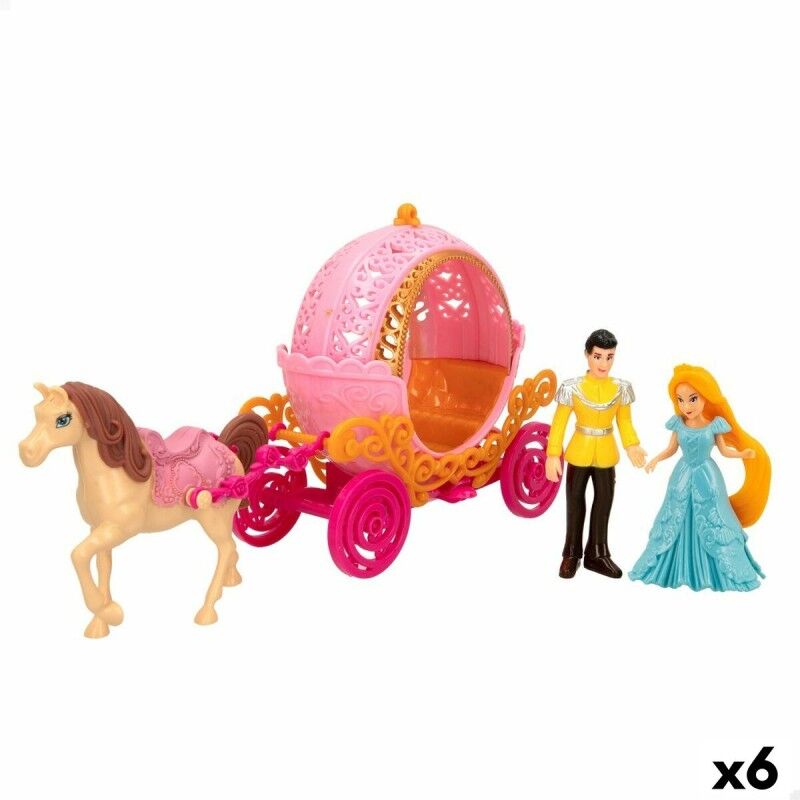 Colorbaby|Playset Colorbaby Isabella 6 Unidades 28,5 x 14,5 x 7 cm Carruagem Colorbaby|Playset Colorbaby Isabella 6 Unidades 28,5 x 14,5 x 7 cm Carruagem
