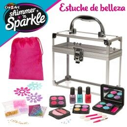 Cra-Z-Art|Conjunto de Maquilhagem Infantil Cra-Z-Art Shimmer 'n Sparkle Glam & Go 19 x 16 x 8 cm 4 Unidades