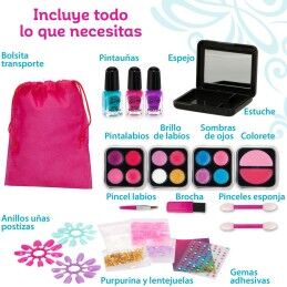 Cra-Z-Art|Conjunto de Maquilhagem Infantil Cra-Z-Art Shimmer 'n Sparkle Glam & Go 19 x 16 x 8 cm 4 Unidades