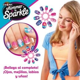 Cra-Z-Art|Conjunto de Maquilhagem Infantil Cra-Z-Art Shimmer 'n Sparkle Glam & Go 19 x 16 x 8 cm 4 Unidades