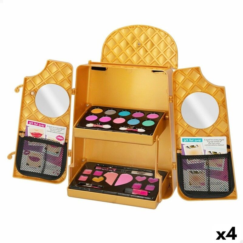 Cra-Z-Art|Conjunto de Maquilhagem Infantil Cra-Z-Art Shimmer 'n Sparkle 20,5 x 23,5 x 6,5 cm 4 Unidades Cra-Z-Art|Conjunto de Maquilhagem Infantil Cra-Z-Art Shimmer 'n Sparkle 20,5 x 23,5 x 6,5 cm 4 Unidades