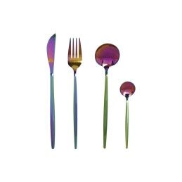 Quttin|Cutelo de Cozinha Quttin Sybarite Preto Prateado 17,5 cm (6 Unidades)