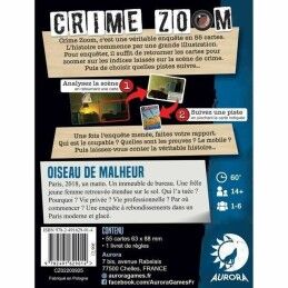 Asmodee|Jogo de Mesa Asmodee Crime Zoom : Oiseau de Malheur (FR)