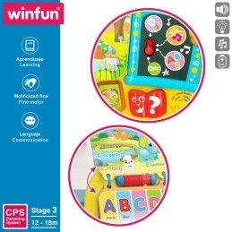 Winfun|Livro interativo infantil Winfun 26,5 x 4,5 x 23,5 cm ES (4 Unidades)