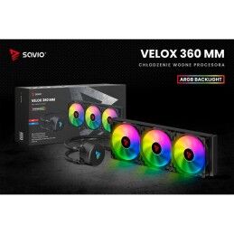 Savio|Kit de refrigeração líquida Savio VELOX 360 MM