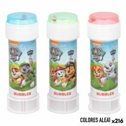 The Paw Patrol|Frasco para bolas de sabão The Paw Patrol 60 ml 3,8 x 11,5 x 3,8 cm (216 Unidades)