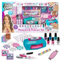 Cra-Z-Art|Set de manicure Cra-Z-Art Shimmer 'n Sparkle Style Deluxe 14 x 6 x 10 cm 4 Unidades Infantil