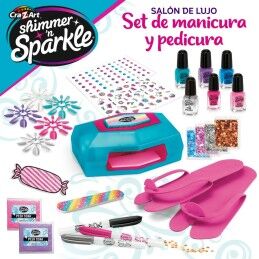 Cra-Z-Art|Set de manicure Cra-Z-Art Shimmer 'n Sparkle Style Deluxe 14 x 6 x 10 cm 4 Unidades Infantil