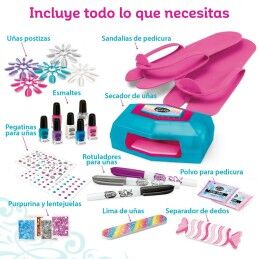 Cra-Z-Art|Set de manicure Cra-Z-Art Shimmer 'n Sparkle Style Deluxe 14 x 6 x 10 cm 4 Unidades Infantil