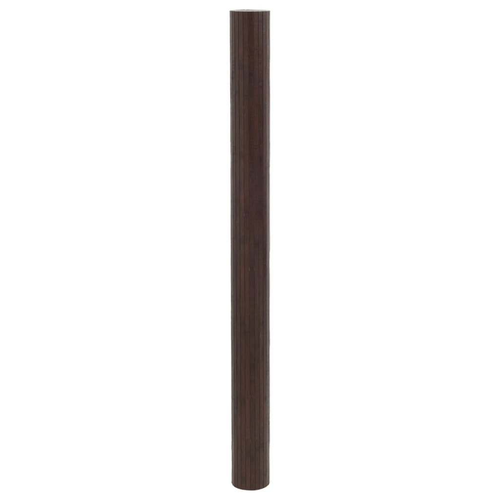 vidaXL Divisória 165x400 cm bambu castanho-escuro