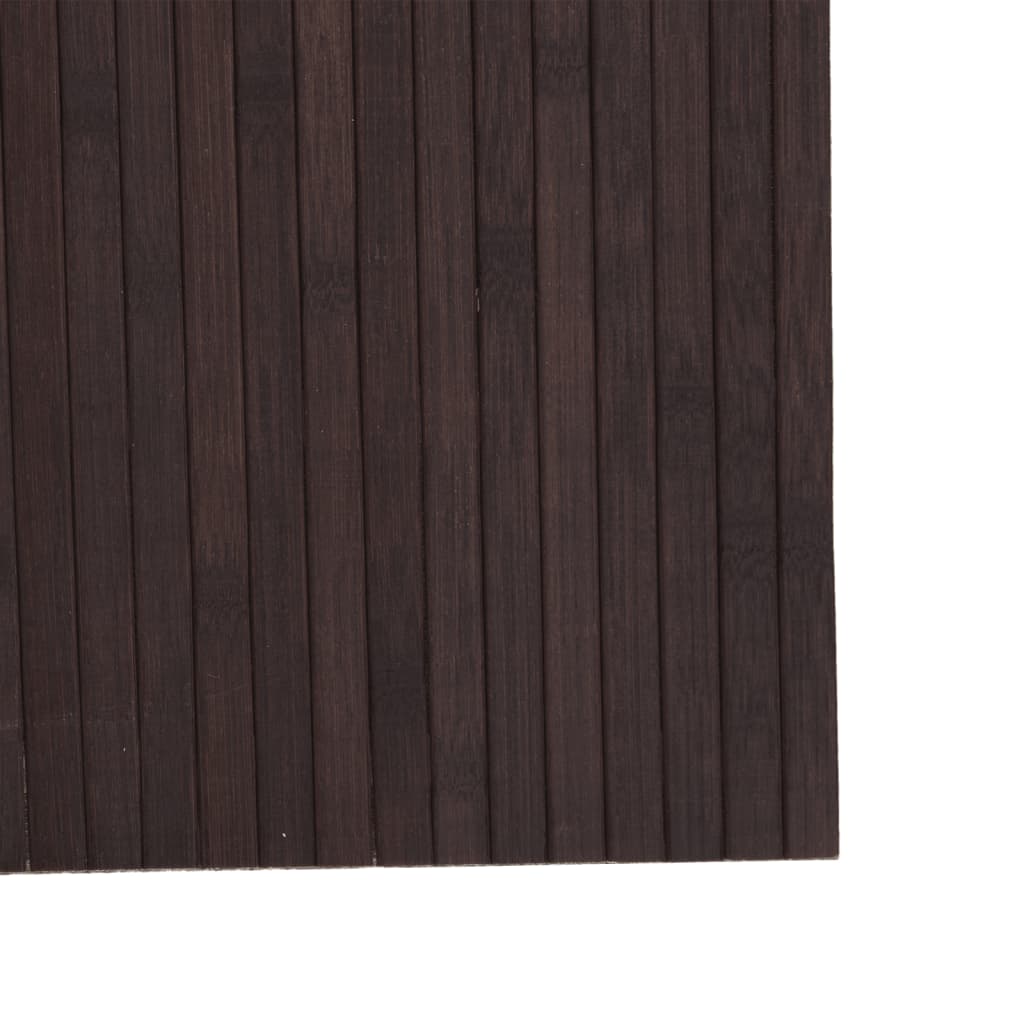 vidaXL Divisória 165x400 cm bambu castanho-escuro