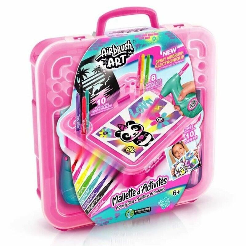 Canal Toys|Jogo de Trabalhos Manuais Canal Toys Airbrush Art Branco Plástico Canal Toys|Jogo de Trabalhos Manuais Canal Toys Airbrush Art Branco Plástico