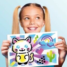 Canal Toys|Jogo de Trabalhos Manuais Canal Toys Airbrush Art Branco Plástico