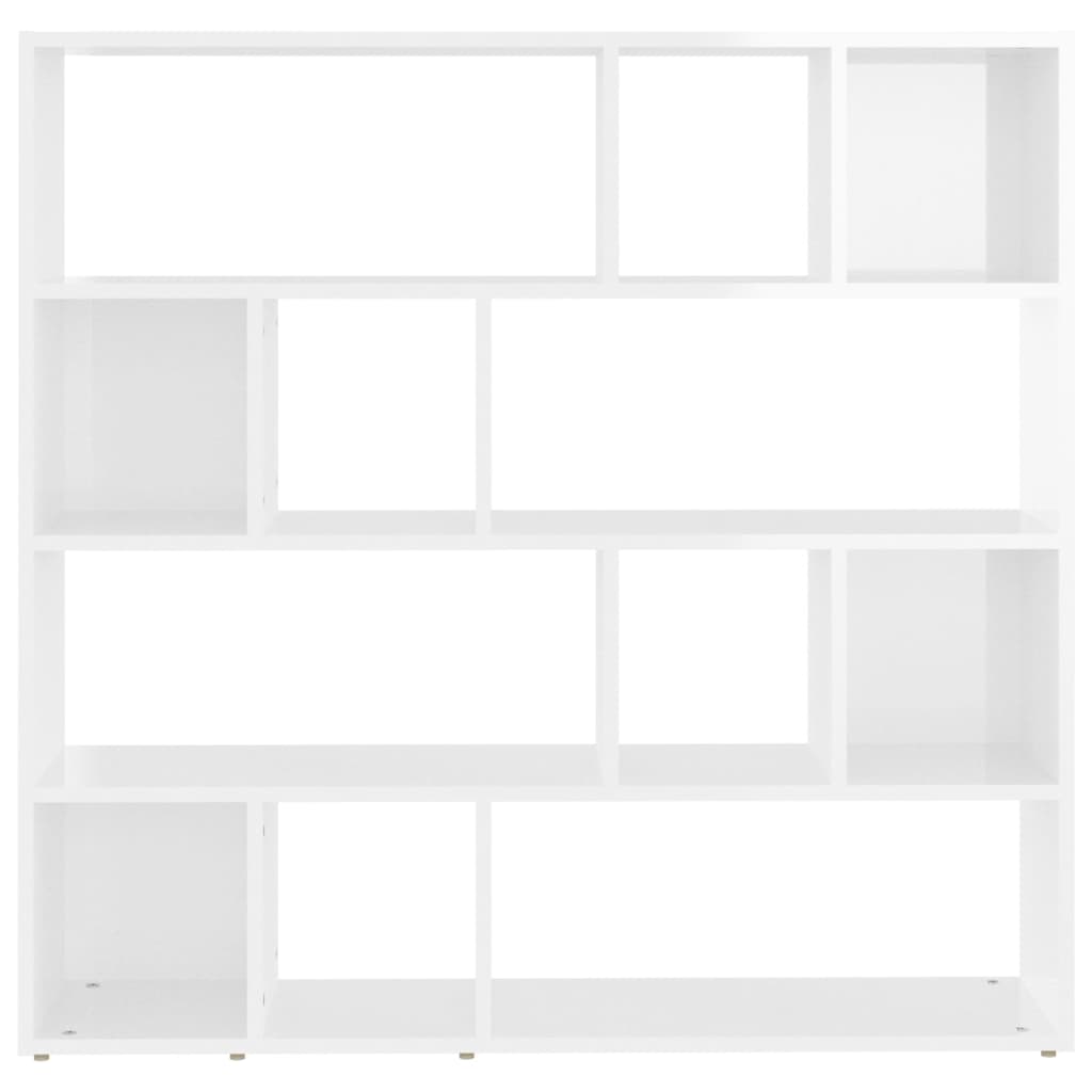 vidaXL Estante/divisória 105x24x102 cm branco brilhante