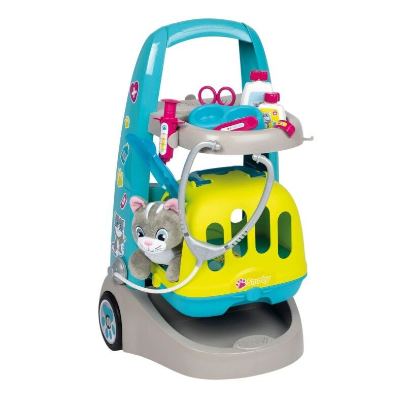 Smoby|Mala Médica de Brincar com Acessórios Smoby VETERINARY TROLLEY Smoby|Mala Médica de Brincar com Acessórios Smoby VETERINARY TROLLEY
