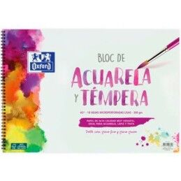 Oxford|Bloco de aquarelas Oxford 10 Folhas 300 g/m² (5 Unidades)