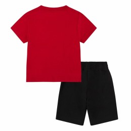 Conjunto Desportivo para Crianças Nike Preto Vermelho Multicolor 2 Peças