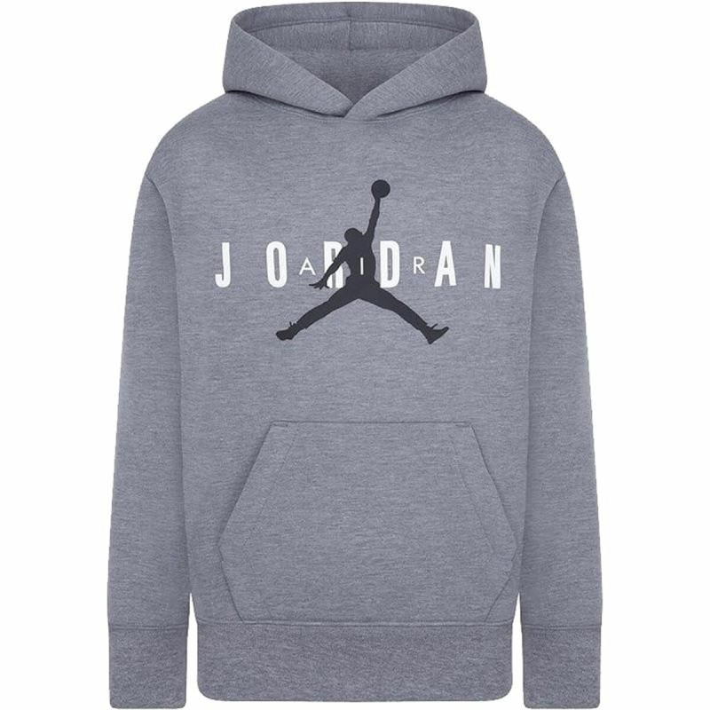 Polar com Capuz Criança Jordan Jordan Jumpman Sustainable Cinzento