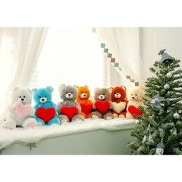 GO GIFT|Urso de Peluche GO GIFT FRANK 50 BR Castanho Felpa Coração 50 cm