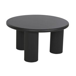 Home ESPRIT|Mesa de apoio Home ESPRIT Preto Metal 75 x 75 x 40 cm