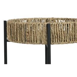 Home ESPRIT|Conjunto de 2 mesas Home ESPRIT Preto Natural Metal 49 x 49 x 44 cm