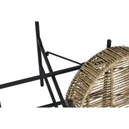Home ESPRIT|Conjunto de 2 mesas Home ESPRIT Preto Natural Metal 49 x 49 x 44 cm