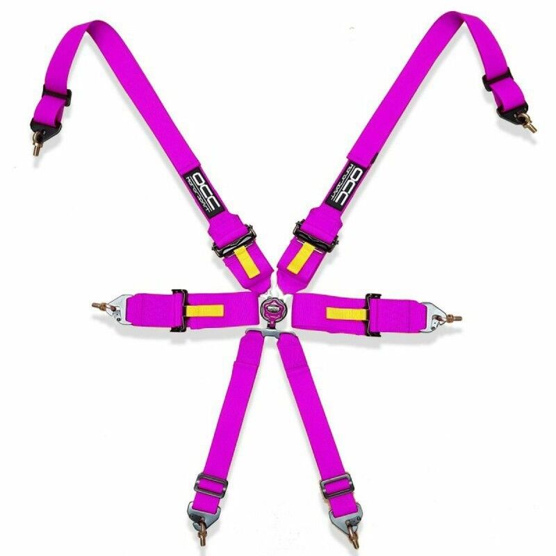 OCC Motorsport|Arnês com 6 pontos de fixação OCC Motorsport Cor de Rosa OCC Motorsport|Arnês com 6 pontos de fixação OCC Motorsport Cor de Rosa