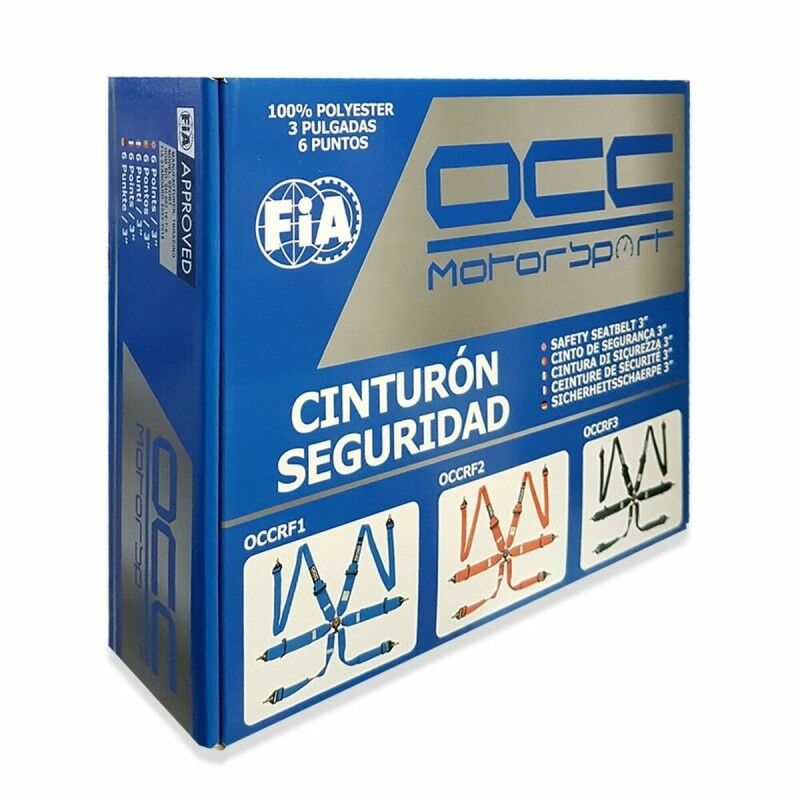 OCC Motorsport|Arnês com 6 pontos de fixação OCC Motorsport OCCRF4 Amarelo OCC Motorsport|Arnês com 6 pontos de fixação OCC Motorsport OCCRF4 Amarelo