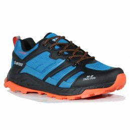 Sapatilhas de Running para Adultos Hi-Tec Toubkal Low Waterproof Azul Marinho Homem