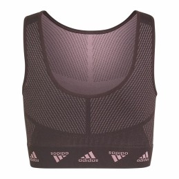 Sutiã Desportivo Adidas Aeroknit Seamless Grená Vermelho Escuro