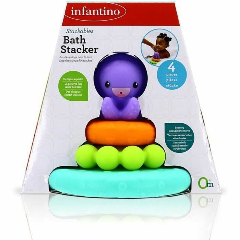 Infantino|Pirâmide que Balança Infantino Octopus bath pyramid Infantino|Pirâmide que Balança Infantino Octopus bath pyramid