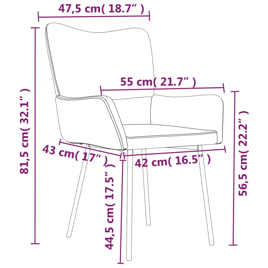 vidaXL Cadeiras de jantar 2 pcs veludo verde-claro