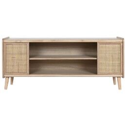 Home ESPRIT|Móvel de TV Home ESPRIT Natural Rotim Madeira de paulónia 120 x 35 x 54 cm