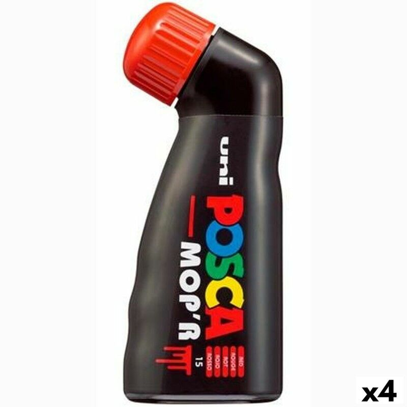 POSCA|Marcador POSCA MOP'R PC-22 Vermelho (4 Unidades) POSCA|Marcador POSCA MOP'R PC-22 Vermelho (4 Unidades)