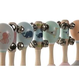Home ESPRIT|Brinquedo musical Home ESPRIT Madeira 11,5 x 2 x 15,5 cm Maracas (4 Unidades)