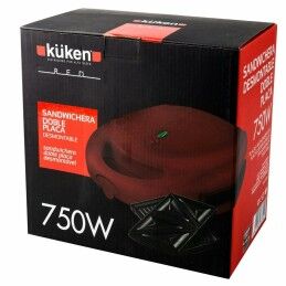 Küken|Sanduicheira Küken 33790 Vermelho 750 W