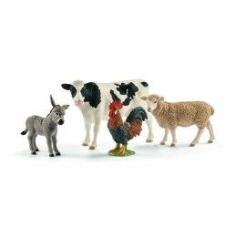 Schleich|Conjunto Animais de Quinta Schleich 42385 Farm World PVC Plástico