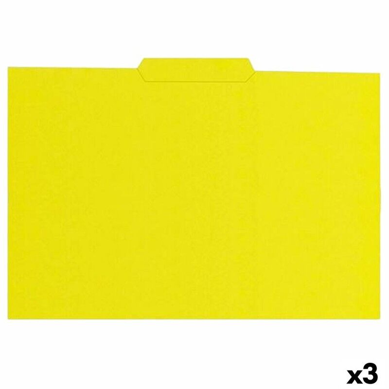 Elba|Subpasta Elba Gio Amarelo A4 50 Peças (3 Unidades)
