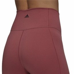 Leggings de Desporto de Mulher Adidas Studio 7/8 Castanho