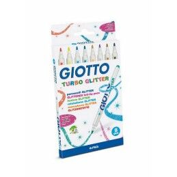 Giotto|Conjunto de Canetas de Feltro Giotto Turbo Glitter Multicolor (10 Unidades)