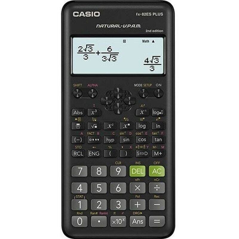 Casio|Calculadora Científica Casio FX-82ESPLUS-2 BOX Preto Casio|Calculadora Científica Casio FX-82ESPLUS-2 BOX Preto