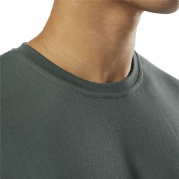 Camisola de Manga Curta Homem Reebok Essentials Verde